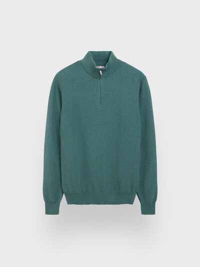 JERSEY CREMALLERA VERDE