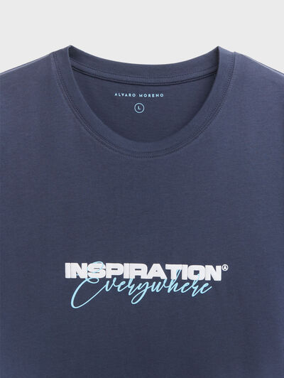 CAMISETA INSPIRATION AZUL MARINO
