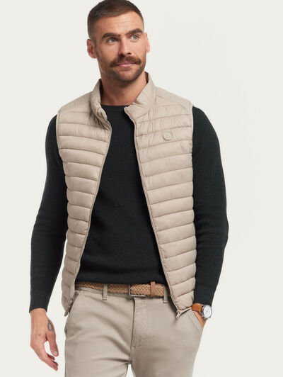 CHALECO NIRO BEIGE