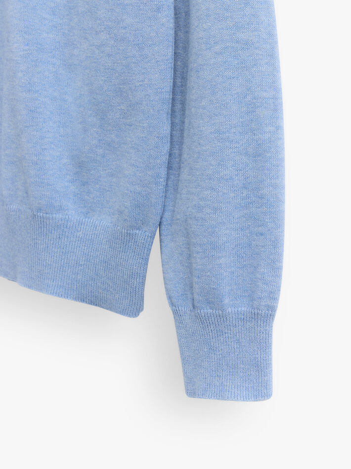 JERSEY ROUND NECK AZUL