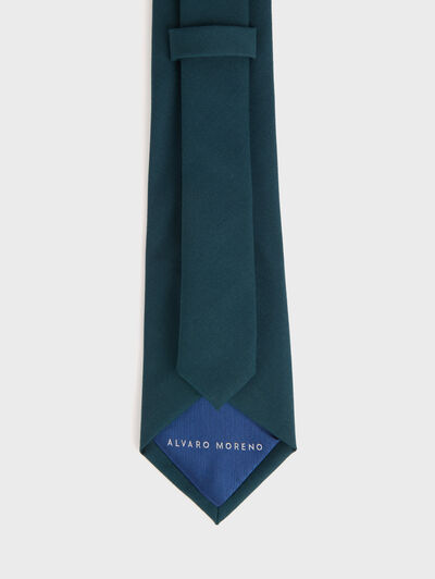 CORBATA LISA MATE AZUL