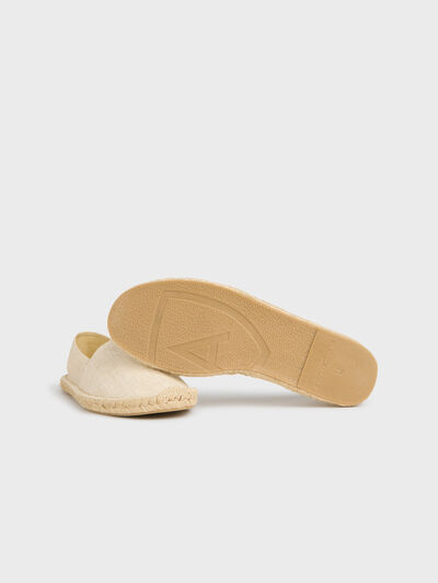 ESPADRILLES LINEN BEIGE