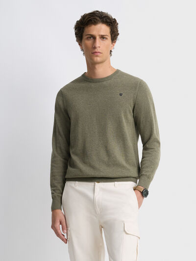 JERSEY ROUND NECK TRENDY VERDE