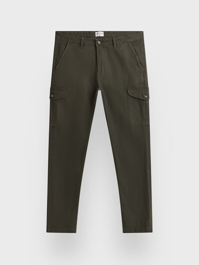 PANTALON CARGO ELVIS VERDE