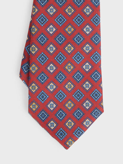 CORBATA PRINTED ROJO