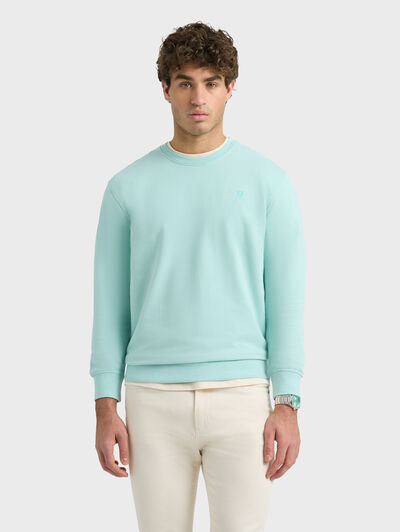 SUDADERA BASIC FANCY VERDE AGUA