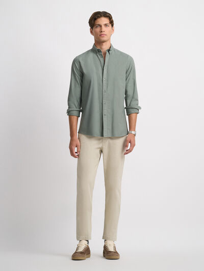 CAMISA OXFORD DYE VERDE