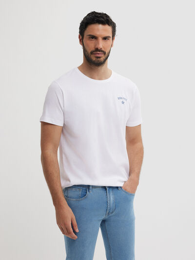 CAMISETA BORN FREE BLANCO