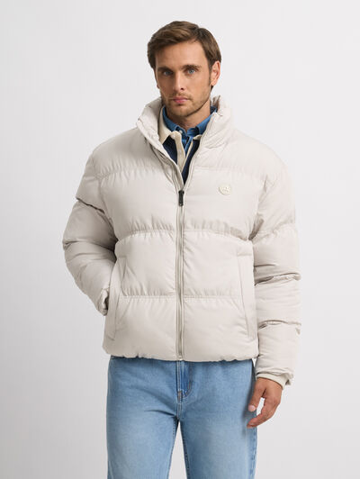 CAZADORA BOXY BEIGE