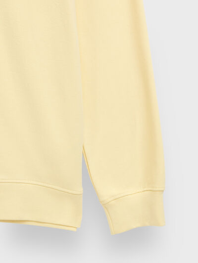 SUDADERA BASIC SPRING AMARILLO