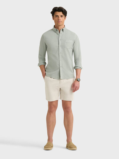 CAMISA OXFORD POCKET DYE VERDE