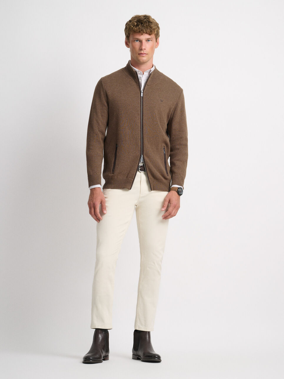 CARDIGAN CONTRASTE