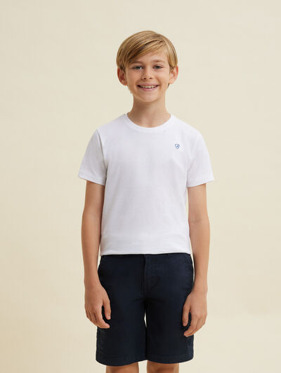 CAMISETA BASIC KIDS BLANCO