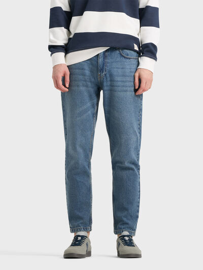 DENIM RELAXED FIT AZUL MARINO