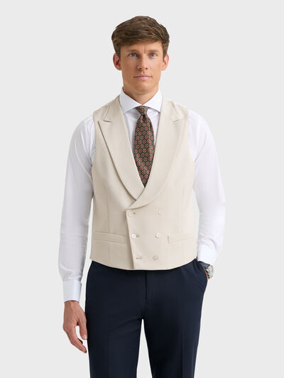 CHALECO PANAMA BEIGE