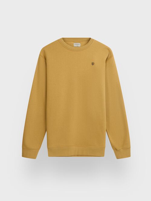 SUDADERA BASICA MOSTAZA