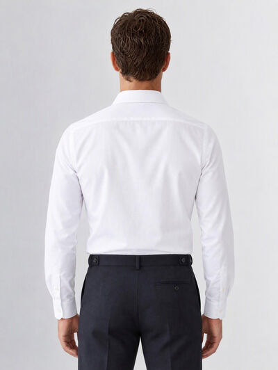 CAMISA MISTER HERRINGBONE BLANCO
