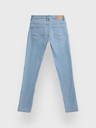 DENIM SLIM BASICO CELESTE