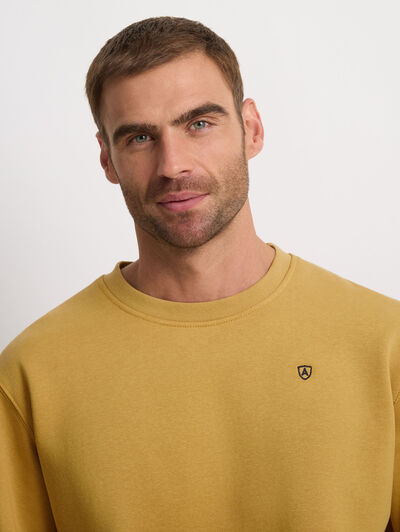 SUDADERA BASICA MOSTAZA