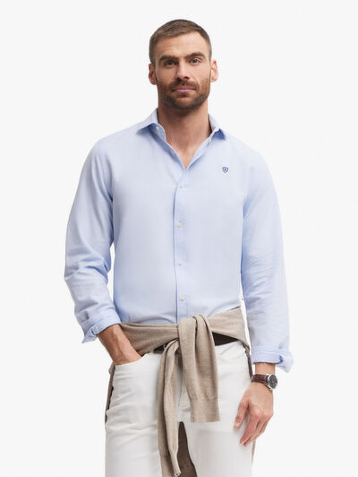 CAMISA PIN POINT CELESTE CAMISA PIN POINT CELESTE