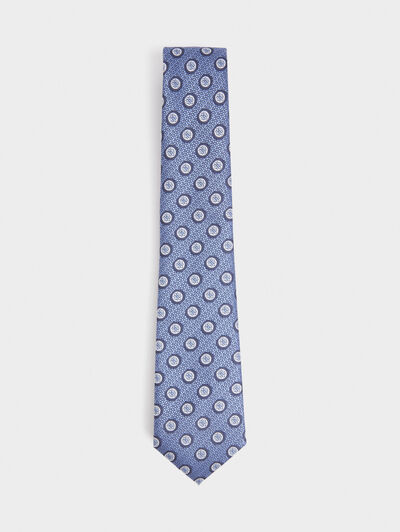 CORBATA JACQUARD MF AZUL