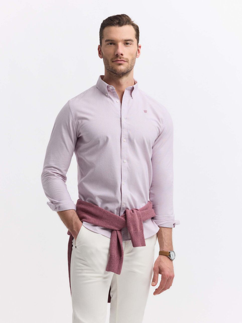 CAMISA OXFORD MIL RAYAS