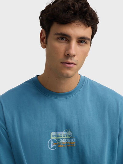 CAMISETA RETRO AZUL