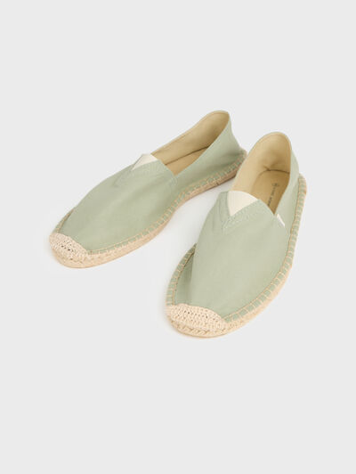ESPADRILLES CANVAS VERDE