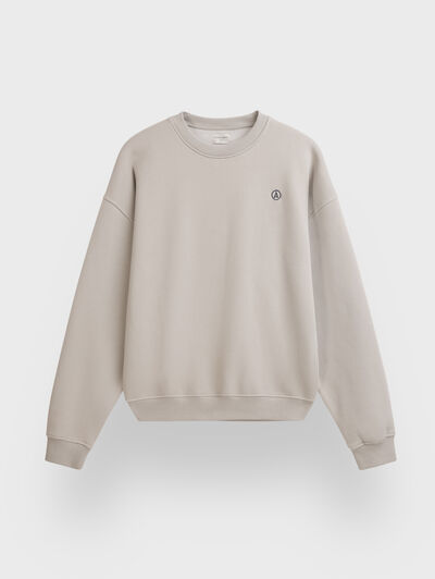 SUDADERA BASICA OVERSIZE PIEDRA