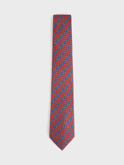 CORBATA PRINTED ROJO
