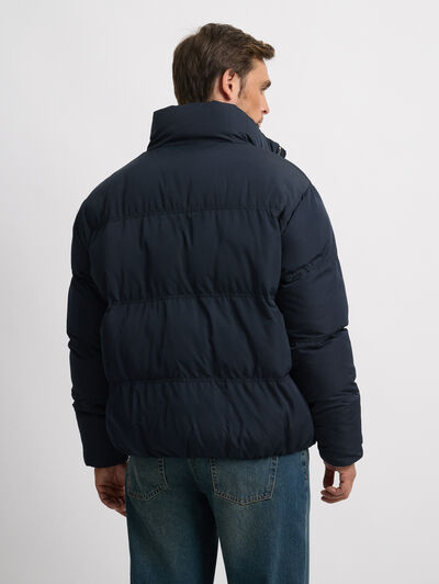 CAZADORA BOXY AZUL MARINO