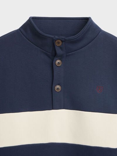SUDADERA PART AZUL MARINO
