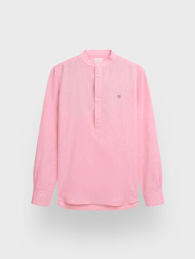 POLERA LINO MAO CORAL