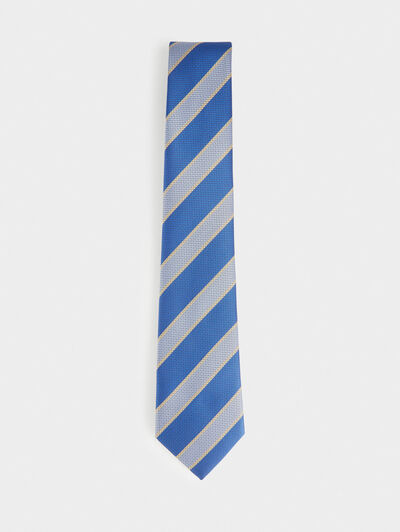 CORBATA JACQUARD MF AZUL