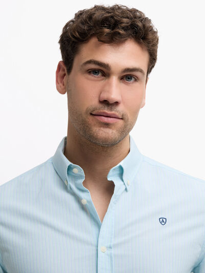 CAMISA PIN POINT RAYAS