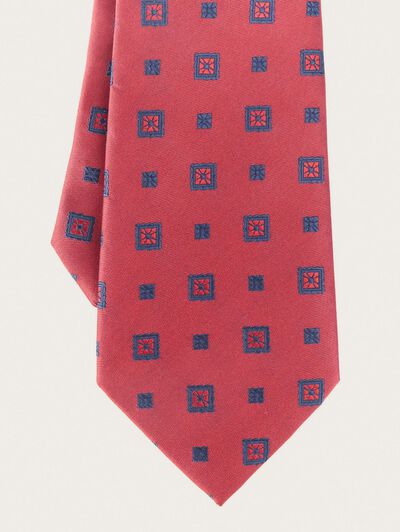 CORBATA JACQUARD MF ROJO