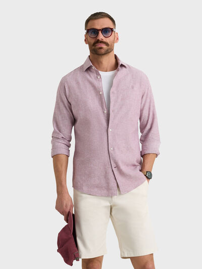 CAMISA LINO ALEX ROSA