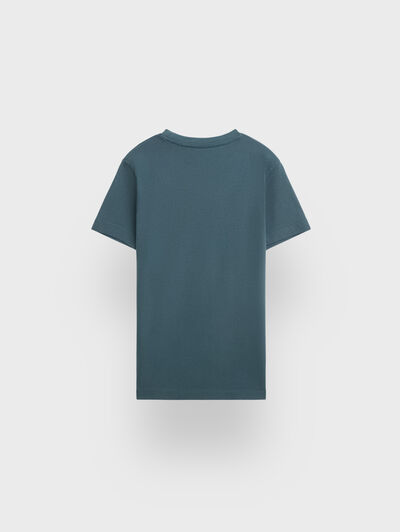CAMISETA BASICA KIDS AZUL