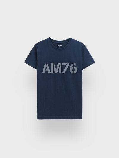 CAMISETA AM KIDS AZUL MARINO