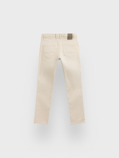 PANTALON 5 POCKETS KIDS BEIGE