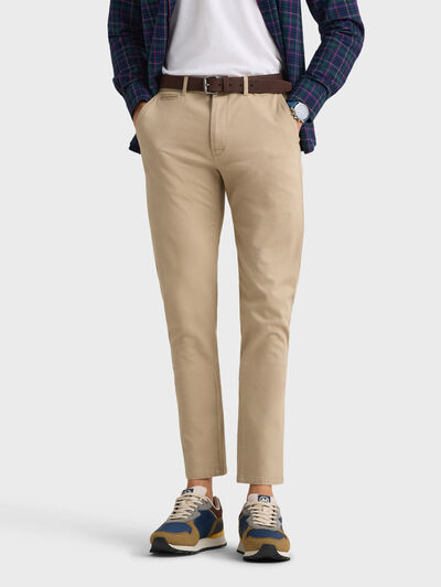PANTALON MORETTI CAMEL