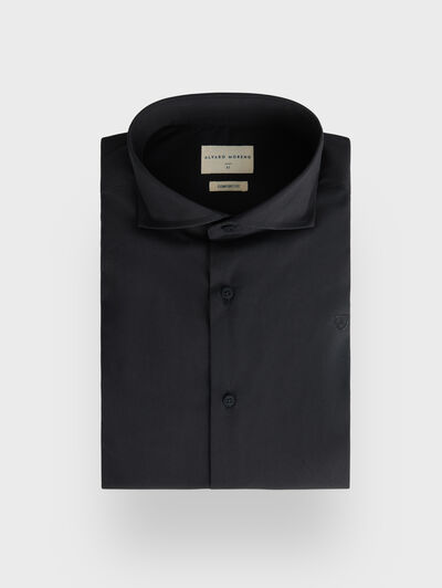 CAMISA COMFORT SOLID NEGRO