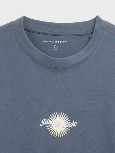 CAMISETA SIDE AZUL MARINO