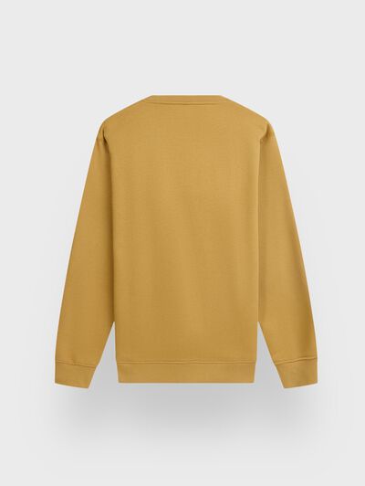 SUDADERA BASICA MOSTAZA