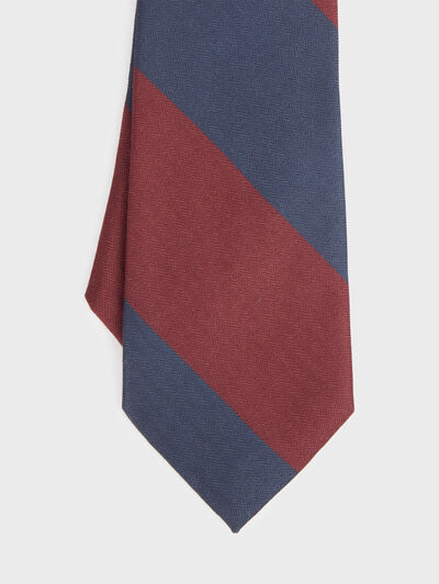 CORBATA PRINTED AZUL MARINO