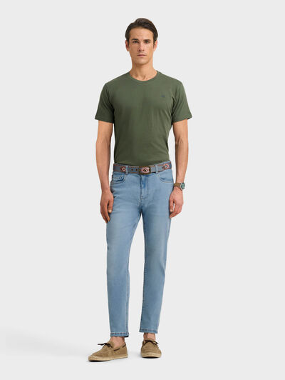 PANTALON LUCKY SLIM AZUL