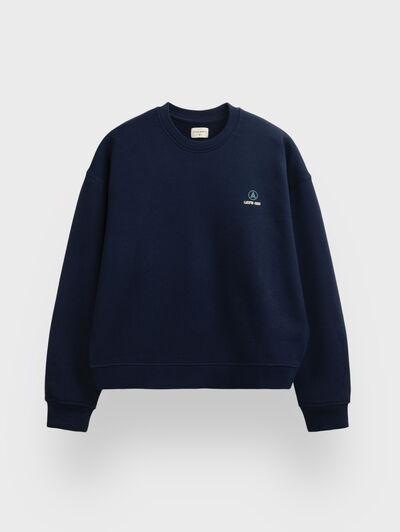 SUDADERA GAME AZUL MARINO