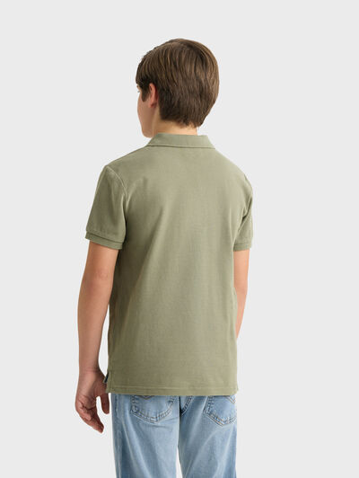 POLO BASIC KIDS VERDE