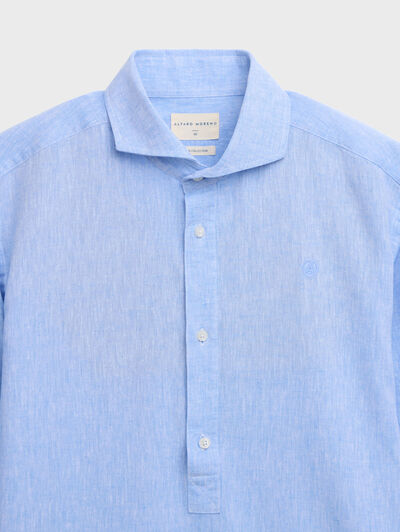 POLERA LINO JACK AZUL