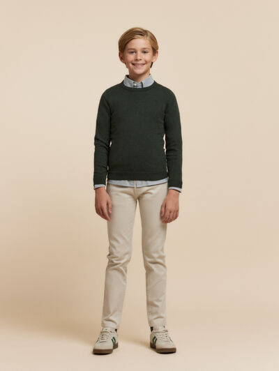 PANTALON 5 POCKETS KIDS CRUDO